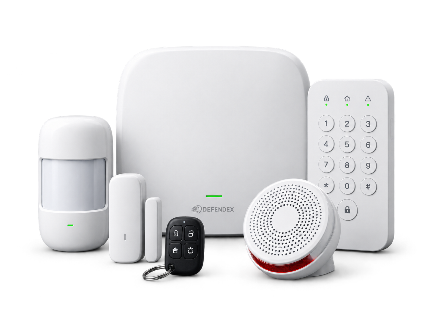 Defendex Alarmanlage Home Starter Set