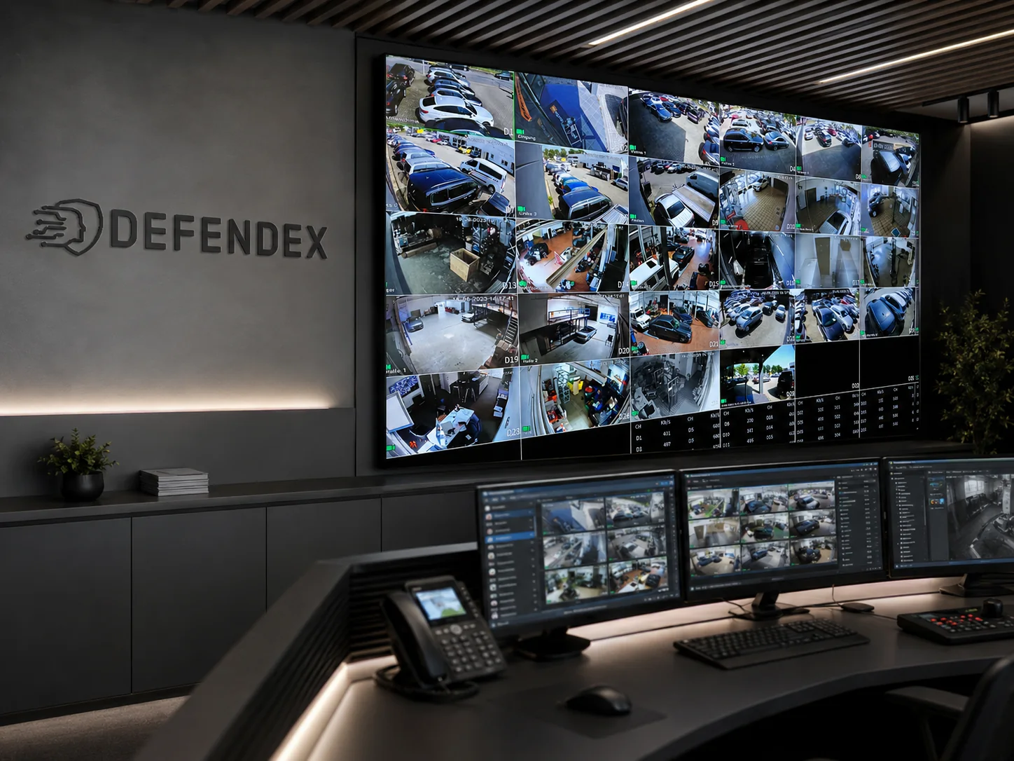 Defendex Videoüberwachung mit zentraler Auswertung